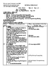 Kế hoạch bài dạy Địa lí lớp 5 - Tiết 12 Công Nghiệp - Năm học 2008-2009 - Nguyễn Thị Lan